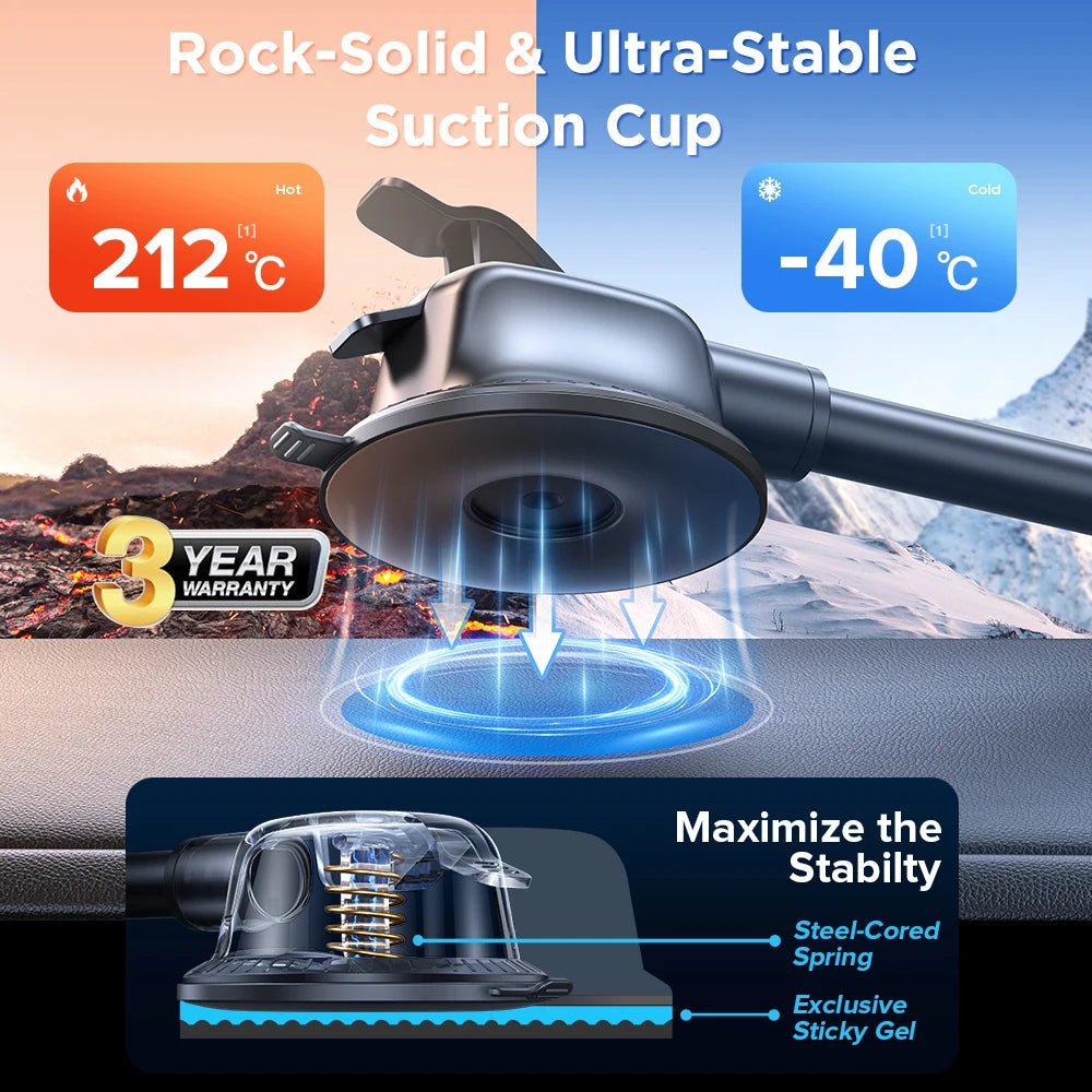360° Car Phone Holder — Universal Dashboard Mount