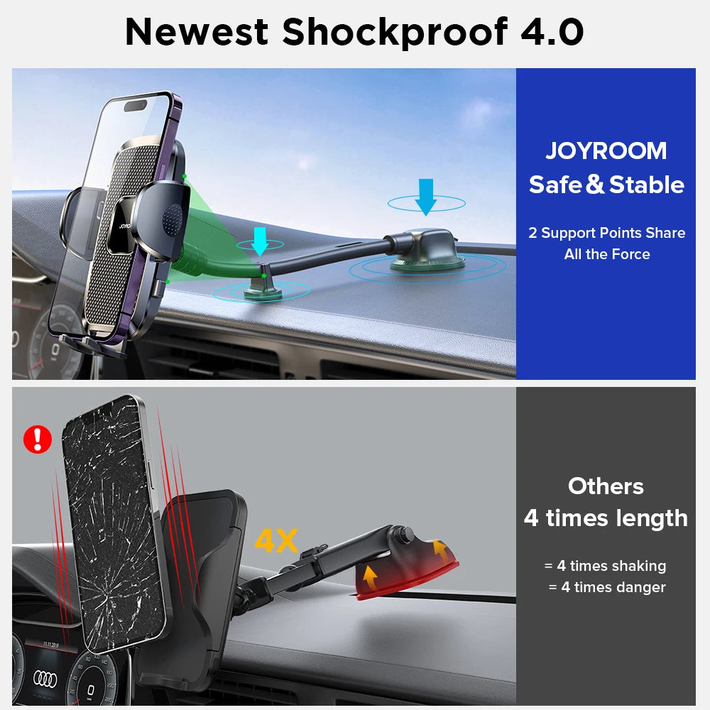 360° Car Phone Holder — Universal Dashboard Mount
